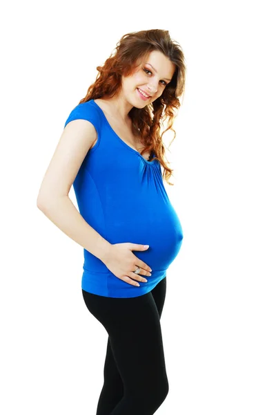 Mujer embarazada joven — Foto de Stock