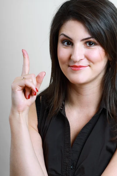 Young brunette woman — Stock Photo, Image