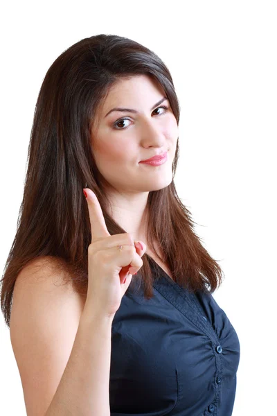 Young brunette woman — Stock Photo, Image