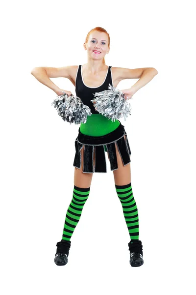 Schöne Mädchen Cheerleader — Stockfoto