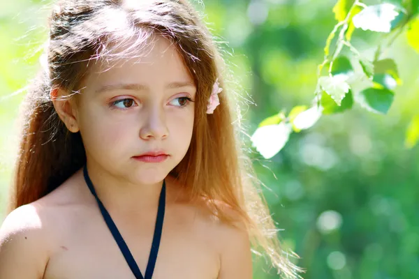 Menina infeliz — Fotografia de Stock