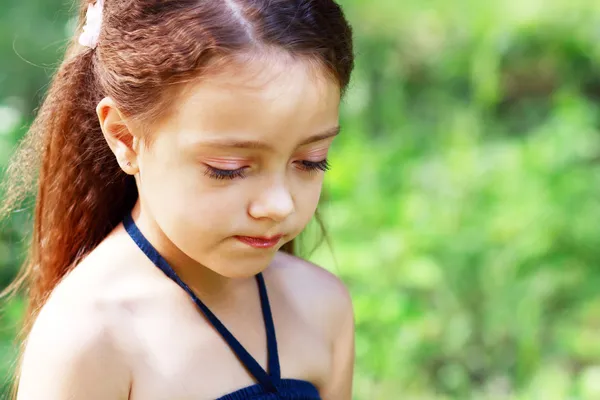 Unhappy little girl — Stock Photo, Image