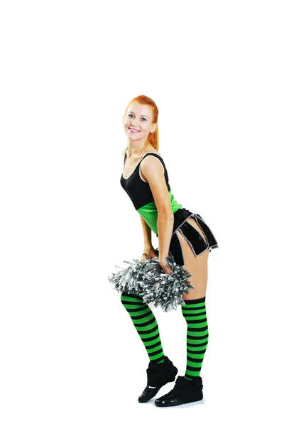 Schöne Mädchen Cheerleader — Stockfoto