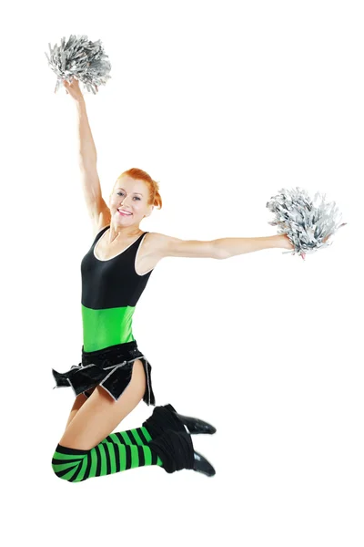 Schöne Mädchen Cheerleader — Stockfoto