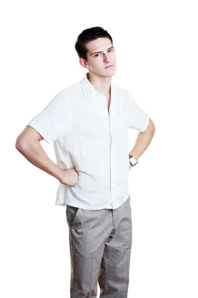 Angry young man — Stock Photo, Image
