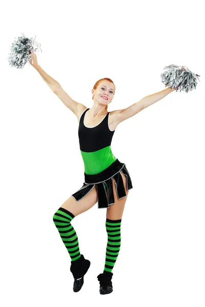 Schöne Mädchen Cheerleader — Stockfoto