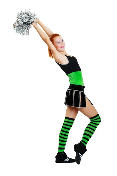 Schöne Mädchen Cheerleader — Stockfoto