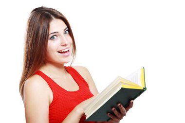 Öğrenci kız kitap