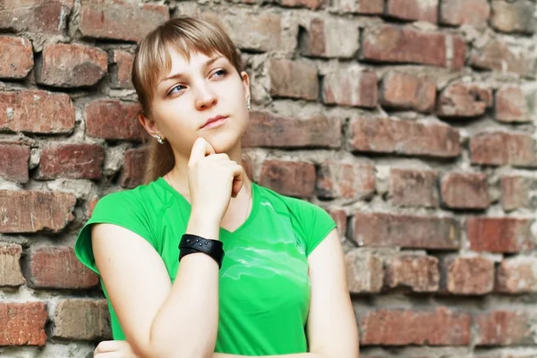 Sad young woman — Stock Photo, Image