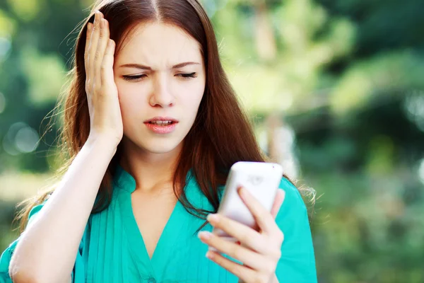 Sad young woman — Stock Photo, Image