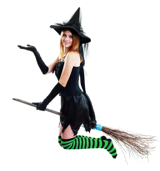 Хэллоуин ведьм — стоковое фото