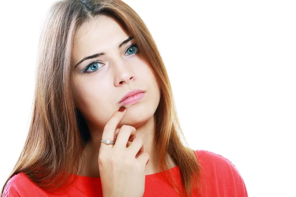 Pensive young woman — Stock Photo, Image