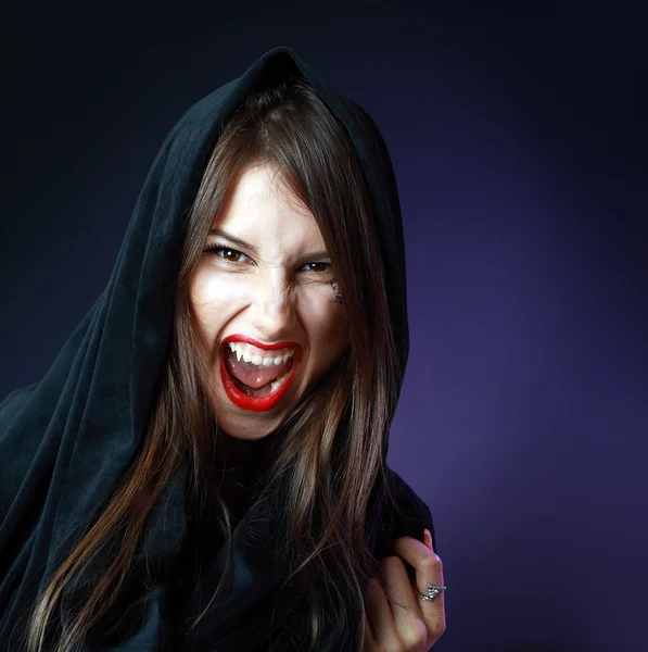 Halloween woman — Stock Photo, Image