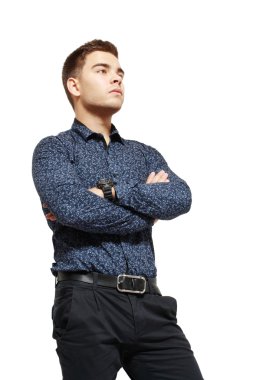 Yakışıklı genç adam.