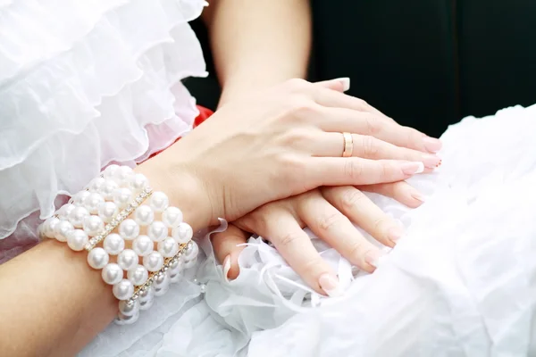 Mariée des mains — Photo