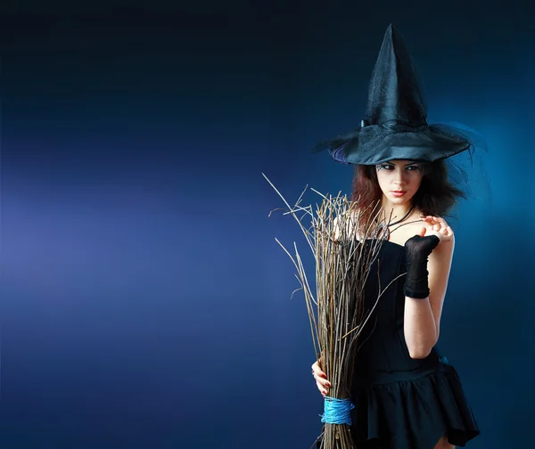 Halloween-Hexe — Stockfoto