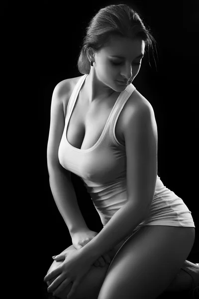 Sexy modest woman — Stock Photo, Image