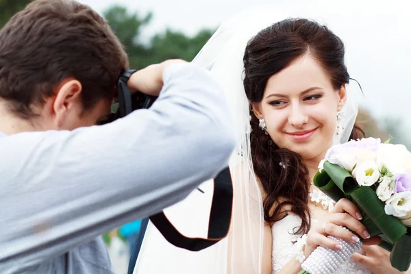 Fotógrafo de boda — Foto de Stock