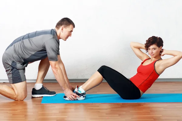 Schöne sportliche Frau — Stockfoto