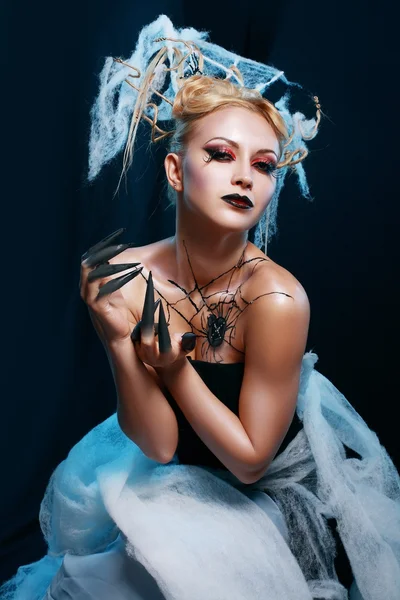 Spider queen costume — Stock Image Spider queen costume Royalty Free Stock Images