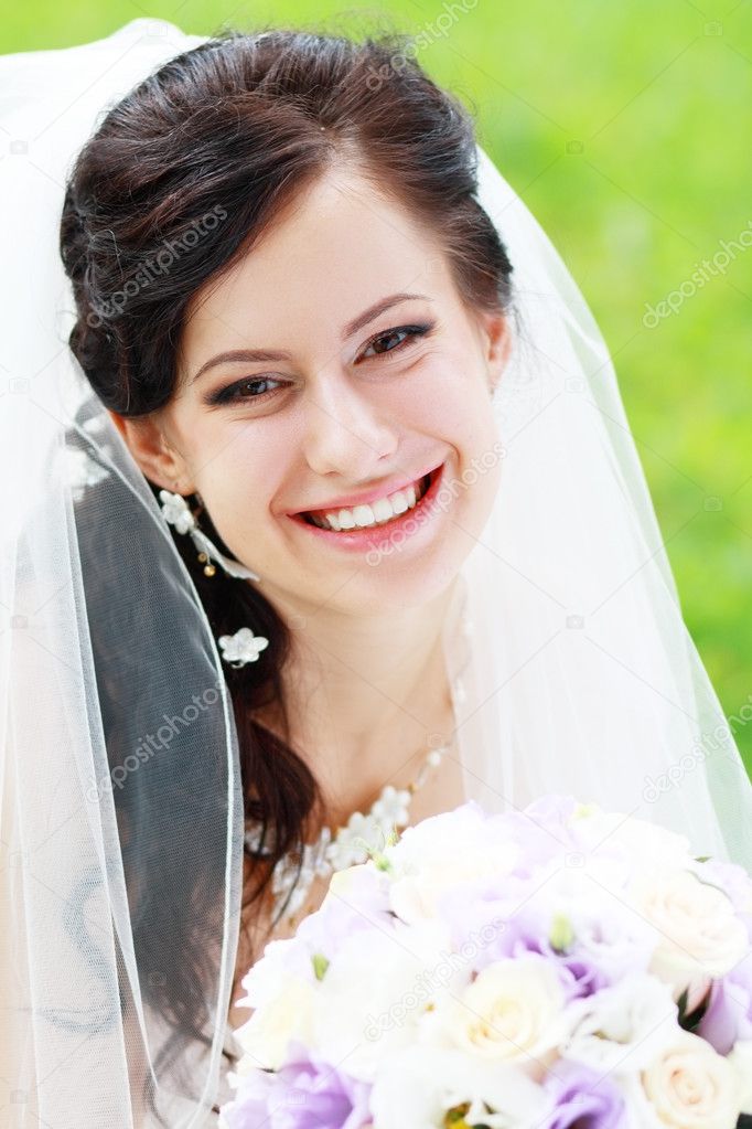 Smilling bride