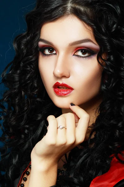 Lady-Vamp-Stil — Stockfoto