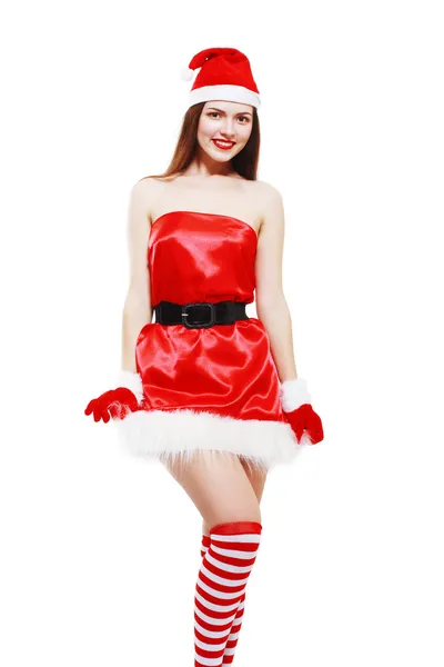 Christmas girl posing Stock Image