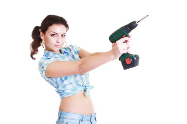 kadın el matkabı ile