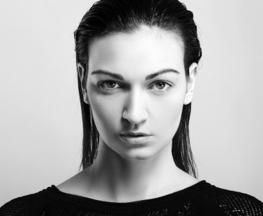 Güzel kadın model.
