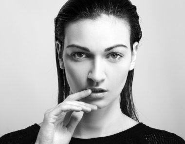 Güzel kadın model.