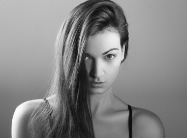 Güzel kadın model.