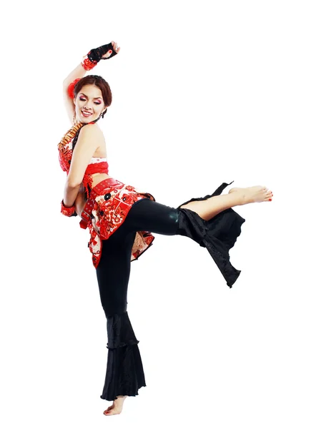 Professional dancer balkan — Stock Photo, Image