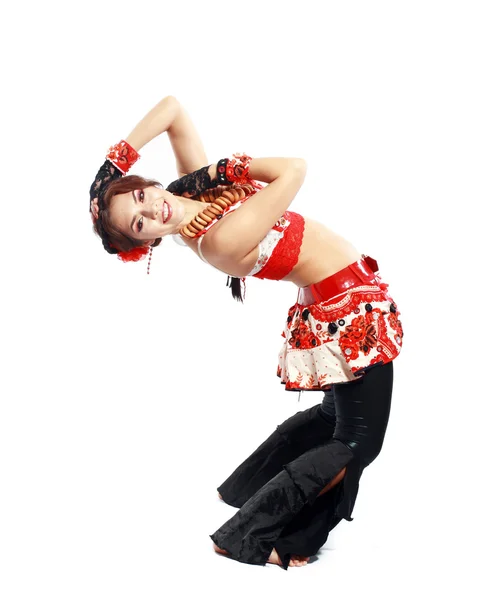 Professioneel danser balkan — Stockfoto