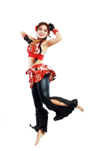 Bailarina profissional balkan — Fotografia de Stock