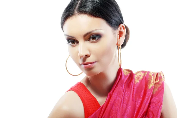 Indiano modelo de moda bonita — Fotografia de Stock