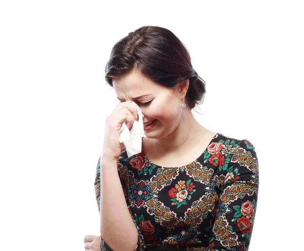 Mulher chorando — Fotografia de Stock