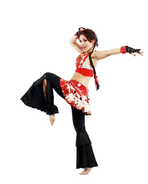 Professional dancer balkan — Stock Photo, Image