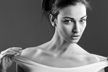 Güzel kadın model.