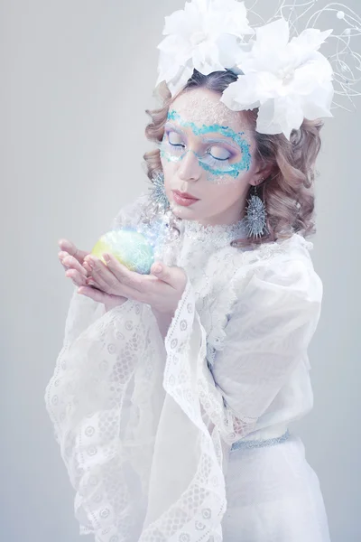 Snow-queen — Stock Photo, Image