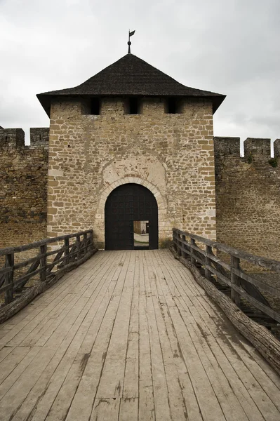 Portarna i slottet Chotyn — Stockfoto