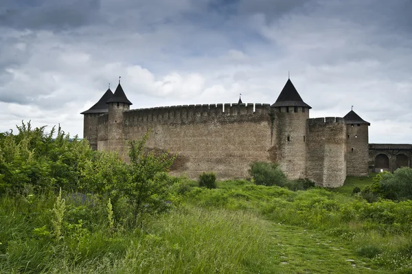 O castelo de Khotyn — Fotografia de Stock