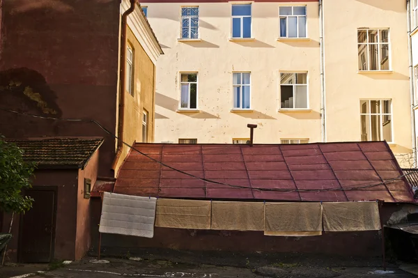 Старый дом в Черновцах — стоковое фото