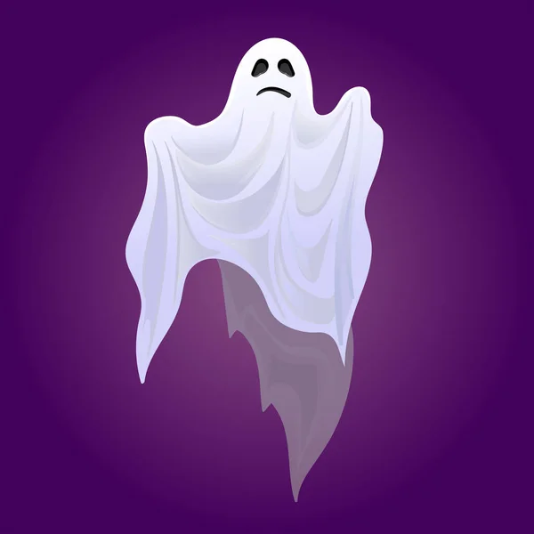 Halloween Fantasma Engraçado Todos Santos Noite Como Traje Festivo Feito Ilustrações De Stock Royalty-Free