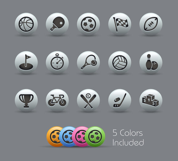 Спортивные иконки / / Жемчужная серия
