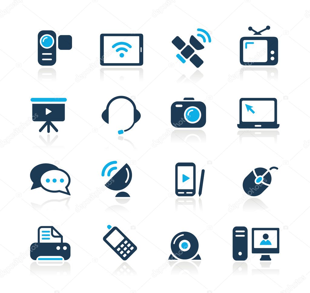 Communication Icons // Azure Series