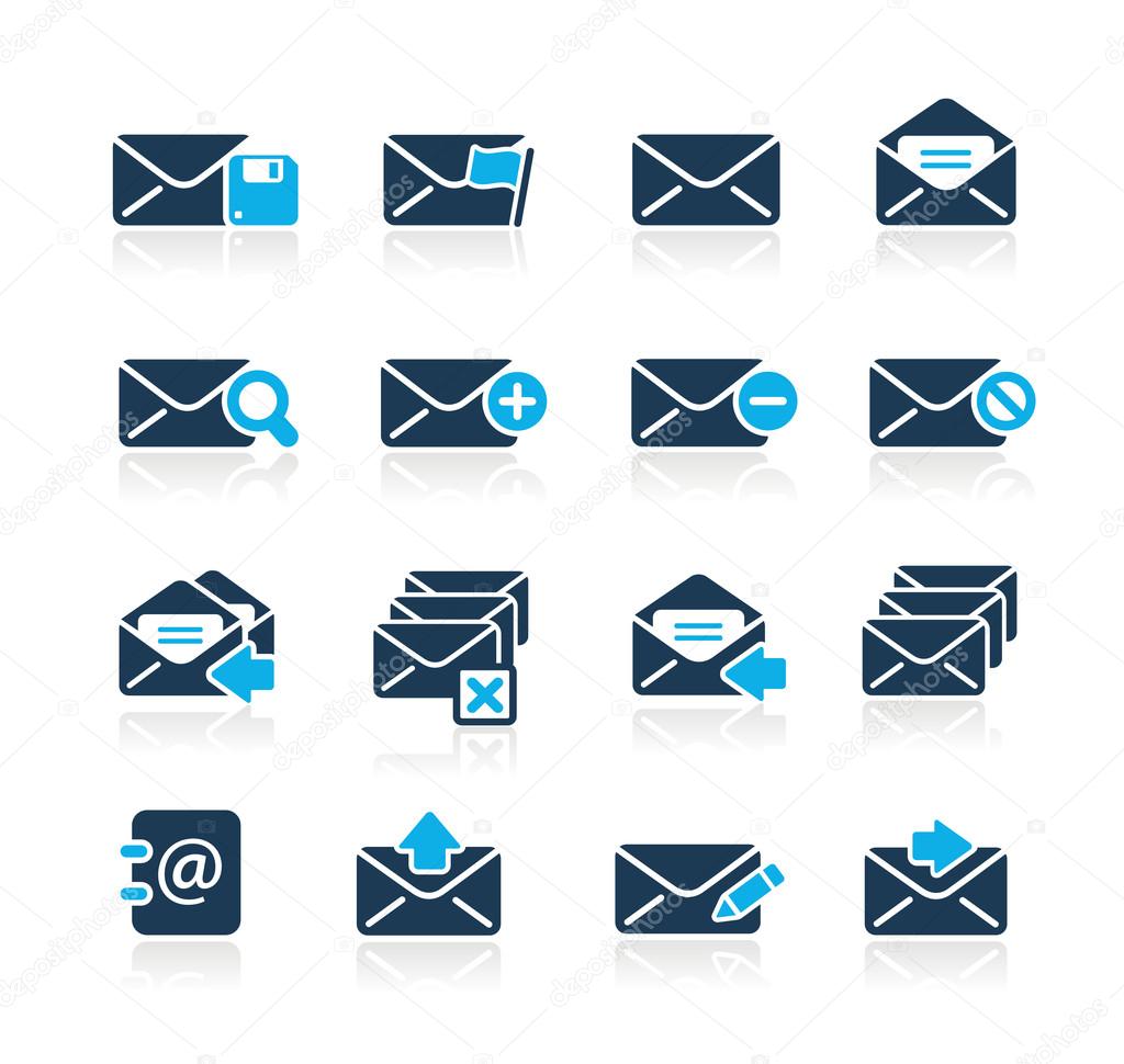E-mail Icons // Azure Series