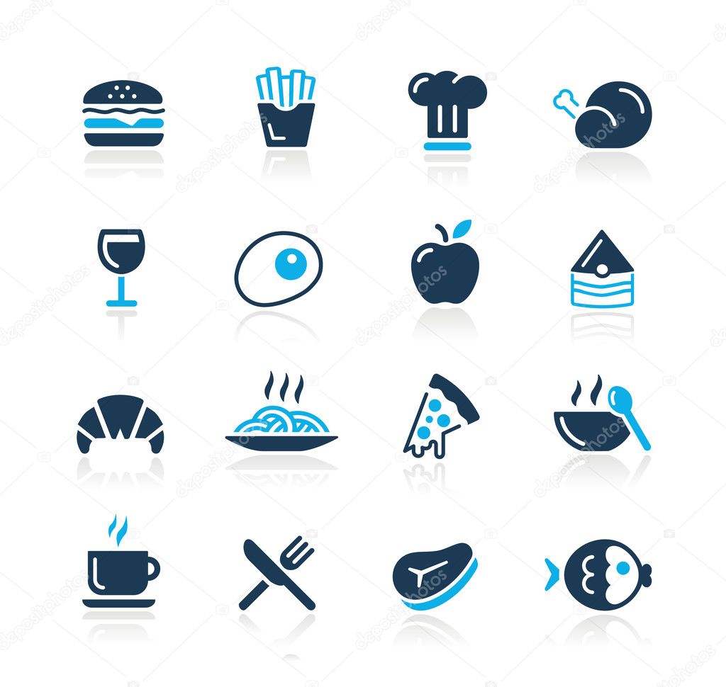 Food Icons - 1 // Azure Series