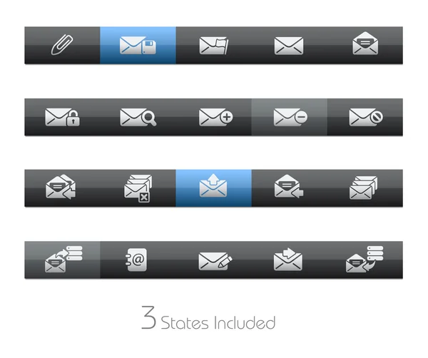 电子邮件-blackbar 系列 — 图库矢量图片