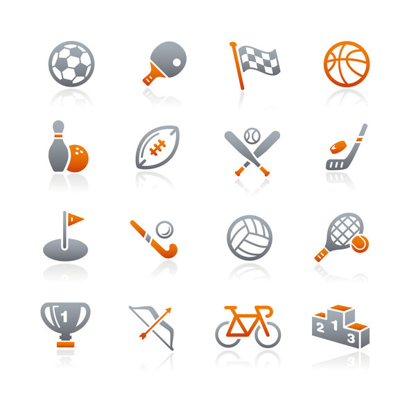 Sports Icons - Graphite Series