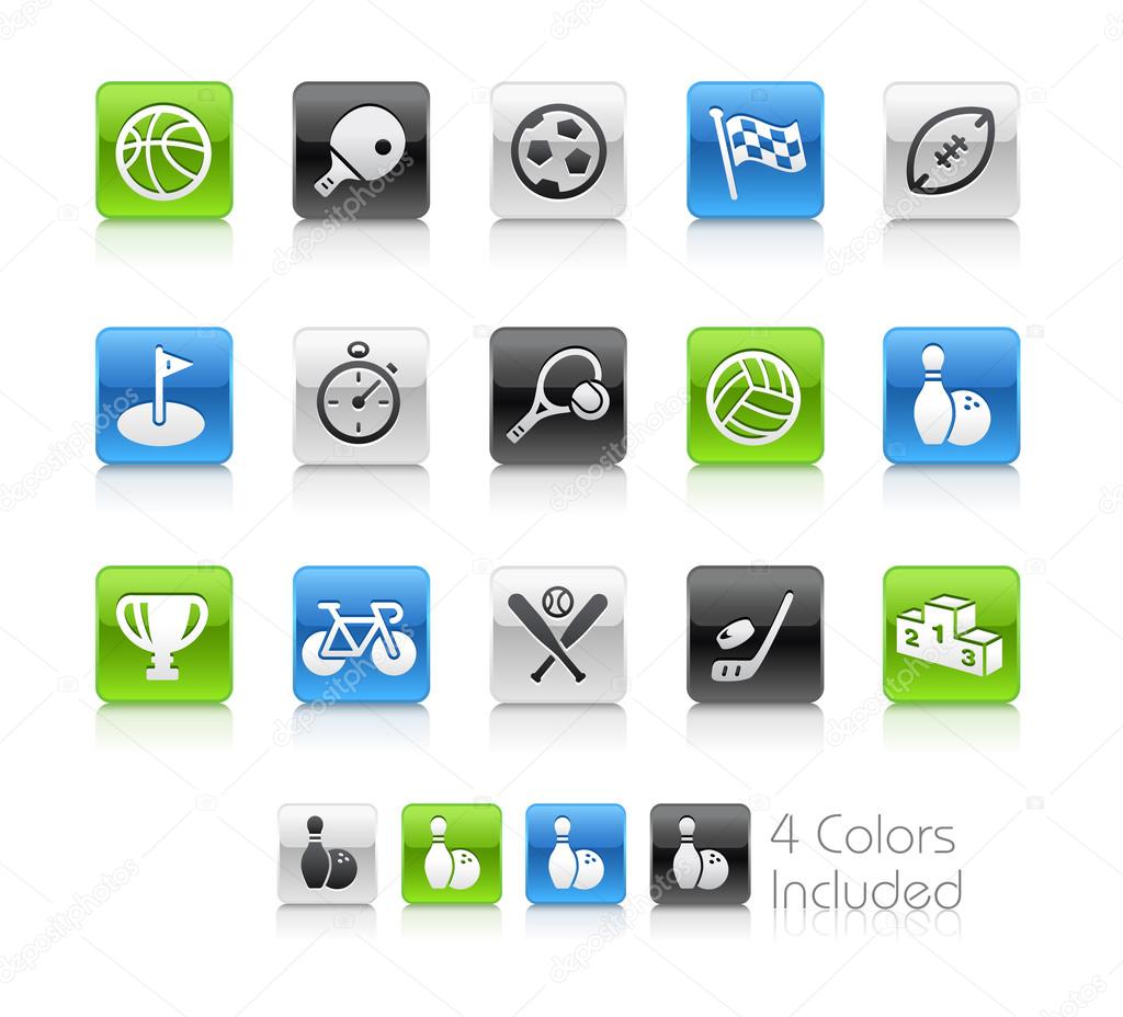 The Vector file includes 4 color versions for each icon in different layers